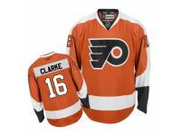 Men Reebok Philadelphia Flyers #16 Bobby Clarke Premier Orange Home NHL Jersey