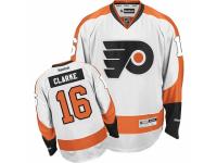 Men Reebok Philadelphia Flyers #16 Bobby Clarke Premier White Away NHL Jersey