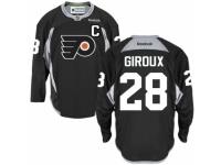 Men Reebok Philadelphia Flyers #28 Claude Giroux Premier Black Practice NHL Jersey