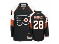 Men Reebok Philadelphia Flyers #28 Claude Giroux Premier Black Third NHL Jersey