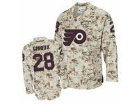 Men Reebok Philadelphia Flyers #28 Claude Giroux Premier Camouflage NHL Jersey