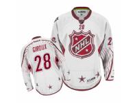 Men Reebok Philadelphia Flyers #28 Claude Giroux Premier White 2012 All Star NHL Jersey