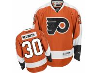 Men Reebok Philadelphia Flyers #30 Michal Neuvirth Premier Orange Home NHL Jersey