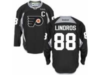 Men Reebok Philadelphia Flyers #88 Eric Lindros Premier Black Practice NHL Jersey