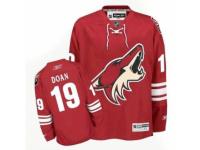 Men Reebok Phoenix Coyotes #19 Shane Doan Authentic Burgundy Red Home NHL Jersey