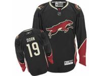 Men Reebok Phoenix Coyotes #19 Shane Doan Premier Black Third NHL Jersey