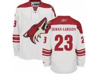 Men Reebok Phoenix Coyotes #23 Oliver Ekman-Larsson Authentic White Away NHL Jersey