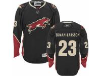 Men Reebok Phoenix Coyotes #23 Oliver Ekman-Larsson Premier Black Third NHL Jersey