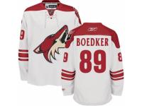 Men Reebok Phoenix Coyotes #89 Mikkel Boedker Premier White Away NHL Jersey