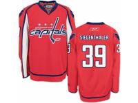 Men Reebok Washington Capitals #39 Jonas Siegenthaler Premier Red Home NHL Jersey