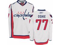 Men Reebok Washington Capitals #77 T.J. Oshie Premier White Away NHL Jersey