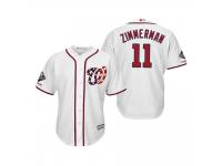 Men Ryan Zimmerman Washington Nationals White 2019 World Series Champions Cool Base Alternate Jersey