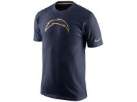 Men San Diego Chargers Nike Navy Championship Drive Gold Collection Performance T-Shirt