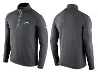 Men San Diego Chargers Nike Pullover Hoodie - Grey