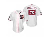 Men Sean Doolittle Washington Nationals White 2019 World Series Champions Cool Base Alternate Jersey