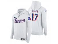 Men Texas Rangers Shin-Soo Choo Nike White Home Hoodie