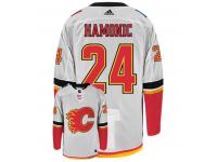 Men TRAVIS HAMONIC CALGARY FLAMES ADIDAS AWAY NHL HOCKEY JERSEY