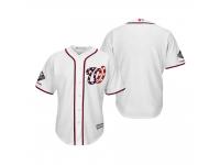 Men Washington Nationals White 2019 World Series Champions Cool Base Alternate Jersey