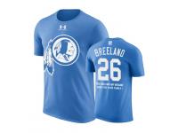 Men Washington Redskins Bashaud Breeland #26 Powder Blue Father Day Gift With Message T-Shirt