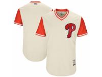 Men's 2017 Little League World Series Philadelphia Phillies Tan Jersey