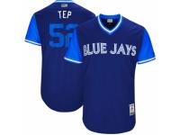 Men's 2017 Little League World Series Toronto Blue Jays #52 Ryan Tepera Tep Royal Jersey