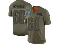 Men's #60 Limited Robert Nkemdiche Camo Football Jersey Miami Dolphins 2019 Salute to Service