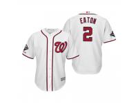 Men's Adam Eaton Washington Nationals White 2019 World Series Champions Cool Base Jersey