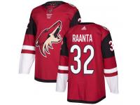 Men's Adidas Antti Raanta Authentic Burgundy Red Home NHL Jersey Arizona Coyotes #32