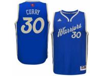 Men's Adidas Golden State Warriors #30 Stephen Curry Swingman Royal Blue 2015-16 Christmas Day NBA Jersey