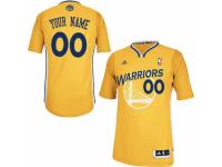 Men's Adidas Golden State Warriors Customized Swingman Gold Alternate NBA Jersey