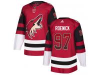 Men's Adidas Jeremy Roenick Authentic Maroon NHL Jersey Arizona Coyotes #97 Drift Fashion