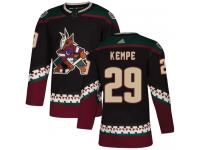 Men's Adidas Mario Kempe Authentic Black Alternate NHL Jersey Arizona Coyotes #29
