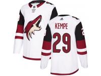 Men's Adidas Mario Kempe Authentic White Away NHL Jersey Arizona Coyotes #29
