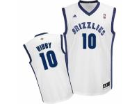 Men's Adidas Memphis Grizzlies #10 Mike Bibby Swingman White Home NBA Jersey