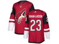 Men's Adidas Oliver Ekman-Larsson Authentic Burgundy Red Home NHL Jersey Arizona Coyotes #23