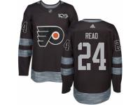 Men's Adidas Philadelphia Flyers #24 Matt Read Premier Black 1917-2017 100th Anniversary NHL Jersey