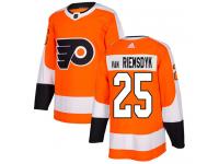 Men's Adidas Philadelphia Flyers #25 James Van Riemsdyk Orange Home Authentic NHL Jersey