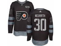 Men's Adidas Philadelphia Flyers #30 Michal Neuvirth Premier Black 1917-2017 100th Anniversary NHL Jersey