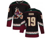Men's Adidas Shane Doan Authentic Black Alternate NHL Jersey Arizona Coyotes #19