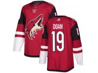 Men's Adidas Shane Doan Authentic Burgundy Red Home NHL Jersey Arizona Coyotes #19