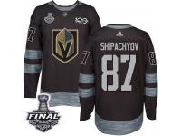 Men's Adidas Vegas Golden Knights #87 Vadim Shipachyov Black Authentic 2018 Stanley Cup Final 1917-2017 100th Anniversary NHL Jersey