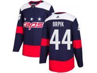 Men's Adidas Washington Capitals #44 Brooks Orpik Navy Blue Authentic 2018 Stadium Series NHL Jersey