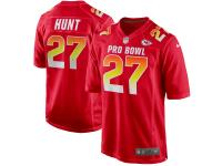 Men's AFC Kareem Hunt Nike Red 2018 Pro Bowl Game Jersey