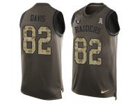 Men's Al Davis #82 Nike Green Jersey - NFL Oakland Raiders Salute to Service Tank Top