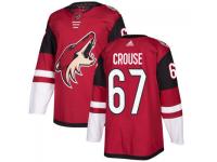 Men's Arizona Coyotes # 67 Lawson Crouse adidas Maroon Authentic Jersey 2017