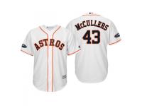 Men's Astros 2018 Postseason Home White Lance McCullers Cool Base Jersey