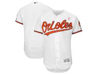 Men's Baltimore Orioles Majestic White 2018 Mother's Day Home Flex Base Team Jersey