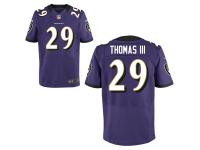 Men's Baltimore Ravens Earl Thomas III Nike Purple Elite Jersey