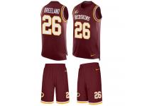 Men's Bashaud Breeland #26 Nike Burgundy Red Jersey - NFL Washington Redskins Tank Top Suit