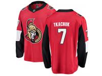Men's Brady Tkachuk Breakaway Red Jersey NHL Ottawa Senators #7 Home